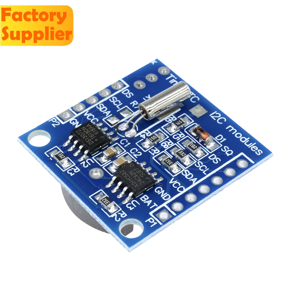 Mô Đun Đồng Hồ Ds1307 At24C32 Cho Arduino 51 Avr Arm Pic I2C Iic Rtc