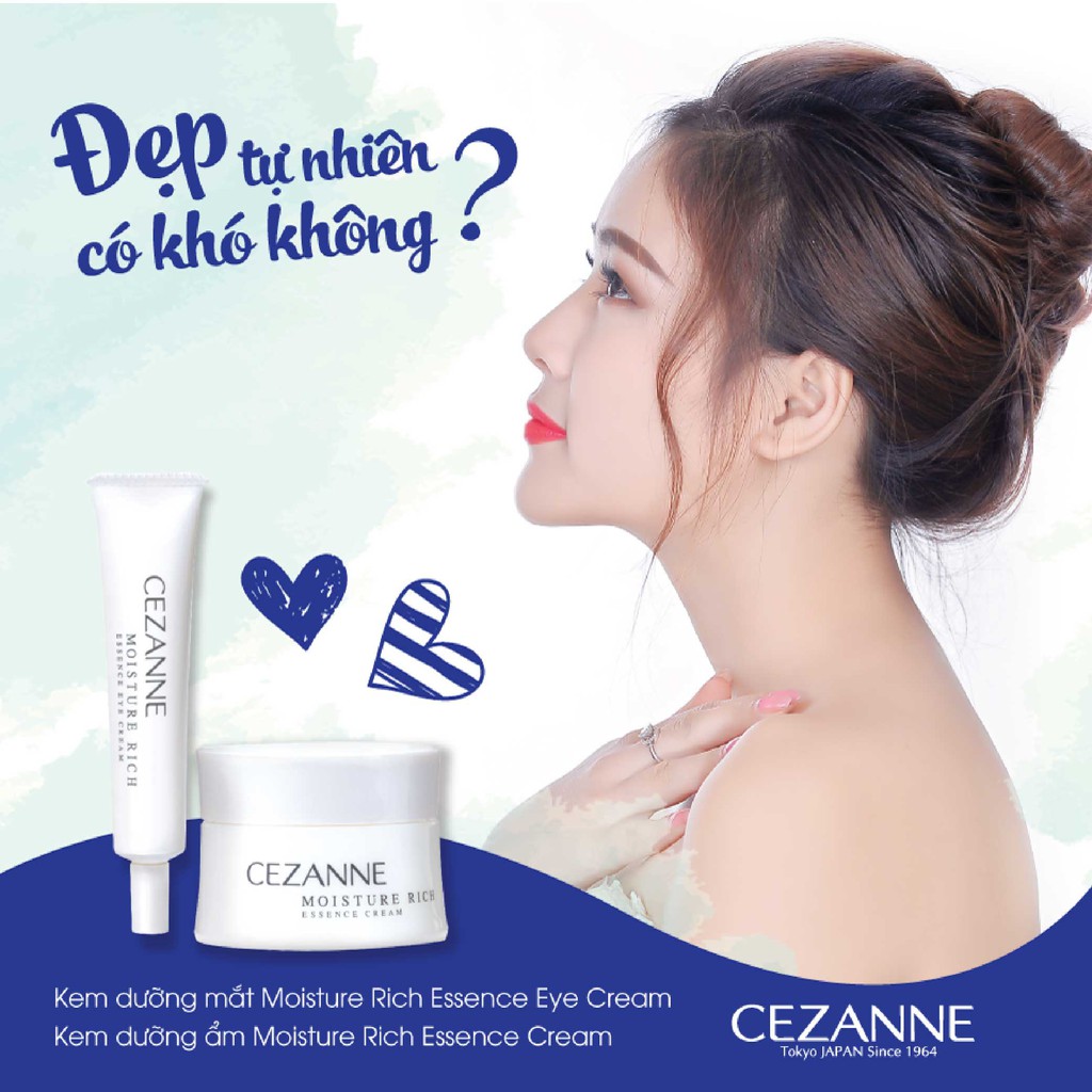 Kem dưỡng mắt Cezanne Moisture Rich Essence Eye Cream - 20 gr