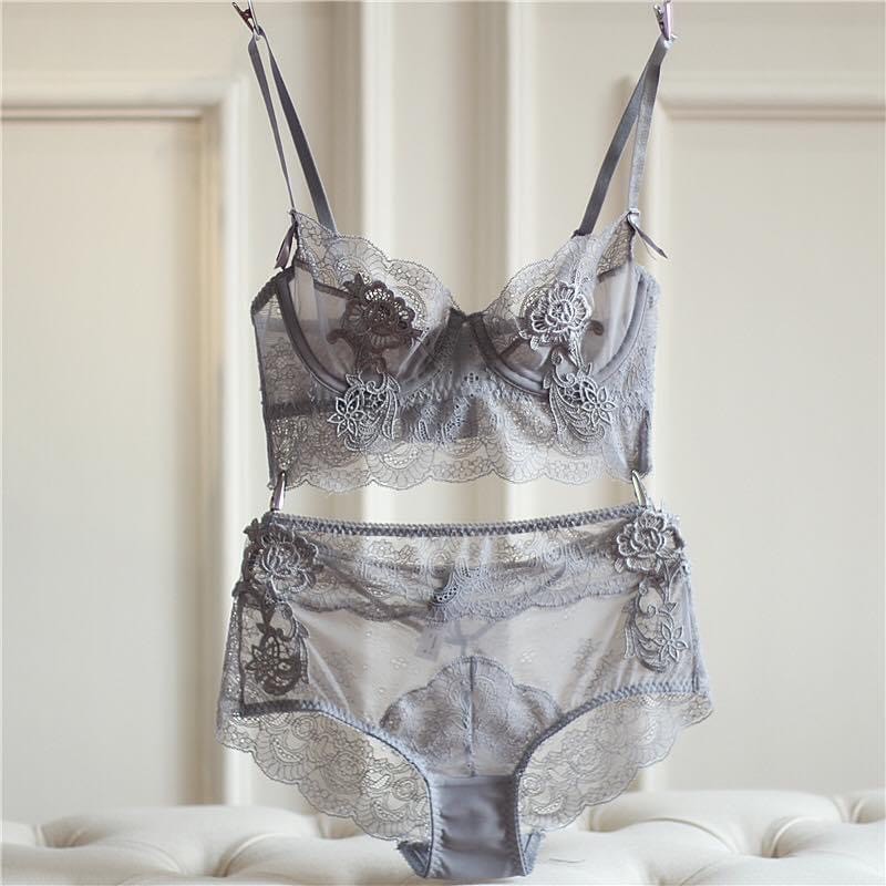 Bộ Đồ Lót Ren Hoa Limerick Rose Không Đệm Có Gọng Quyến Rũ Sexy Mới S053 | BigBuy360 - bigbuy360.vn