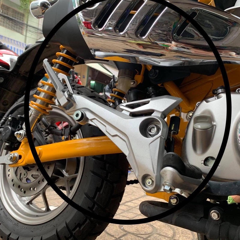 Gác chân nhôm zin honda msx sf 125 monkey 125