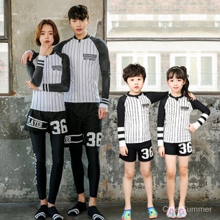 Mới Bộ Đồ Bơi Tay Dài Dành Cho Người Lớn Tuổi / Trẻ Em