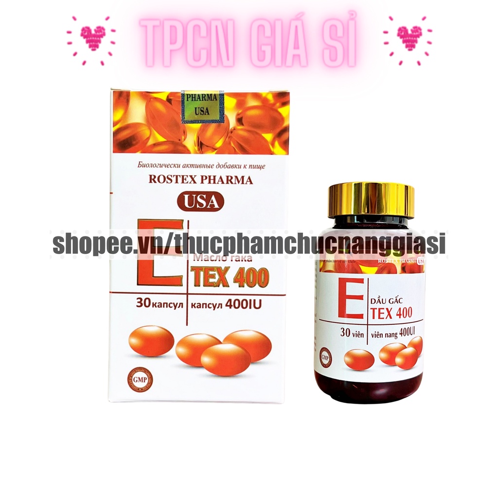 Viên Vitamin e đỏ bổ sung tinh dầu lô hội, hỗ trợ đẹp da, trắng da, sáng da, giảm thâm - Chai 30 viên