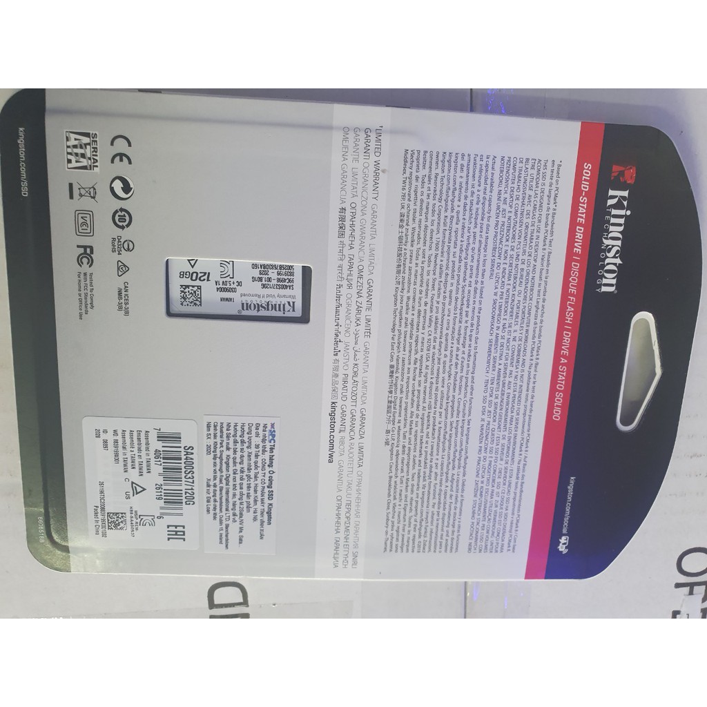 SSD Kingston SA400 120GB SATA3 | BigBuy360 - bigbuy360.vn
