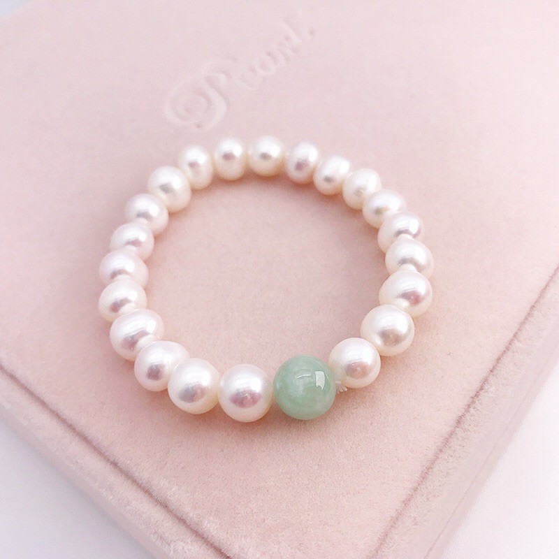 Bộ trang sức trai thật nước tự nhiên 8li mic đá hàng cao cấp