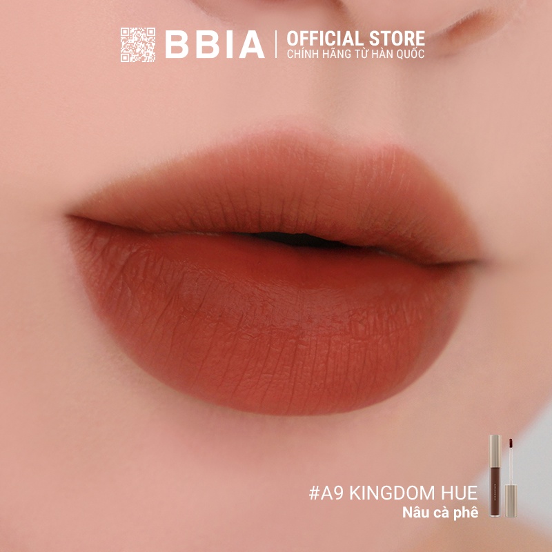 Son Kem Lì Bbia Last Velvet Lip Tint Asia Edition Version 2 - A9 Kingdom Hue- Bbia Official Store