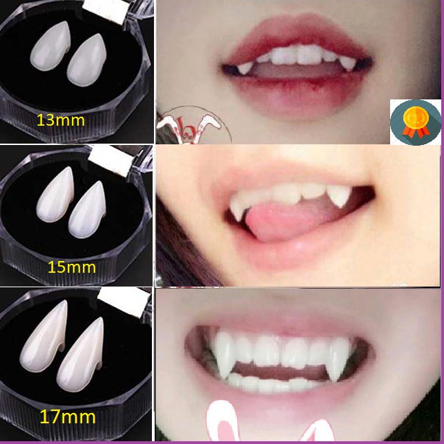 Răng Khểnh size 11mm 13mm siêu CUTE có kèm theo keo bột và dụng cụ đính tại nhà | BigBuy360 - bigbuy360.vn
