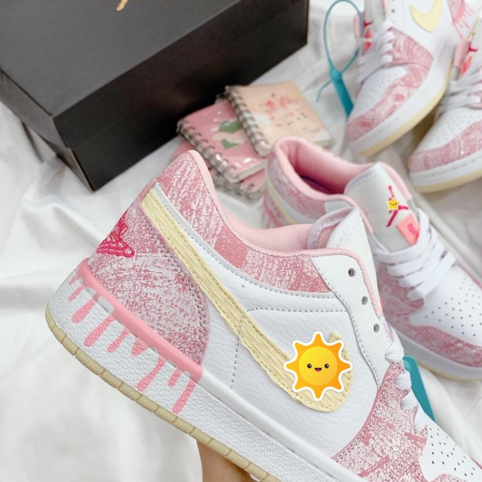 Giày thể thao Jordan Hồng Giọt Sơn cổ thấp cực chất, Giày JD Low paint drip Full Box Bill | BigBuy360 - bigbuy360.vn