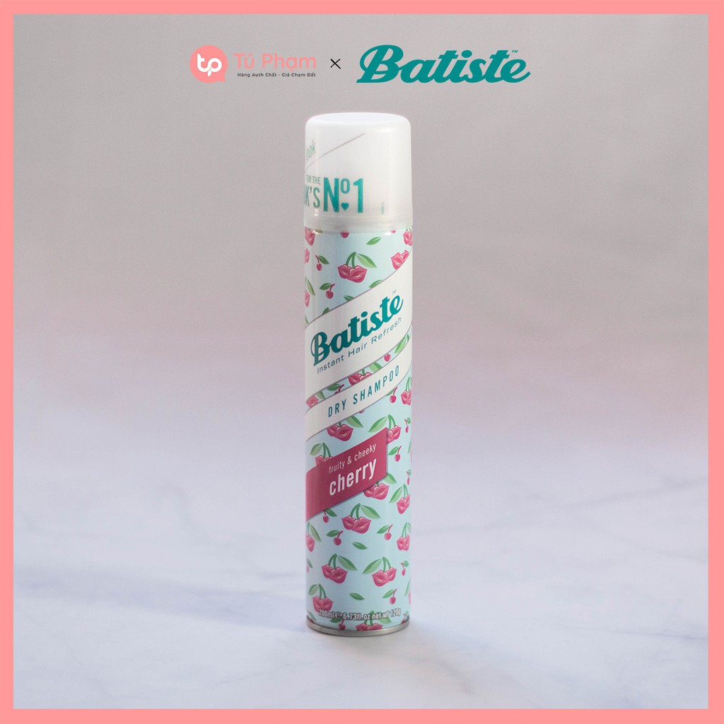 Dầu Gội Khô Batiste Dry Shampoo 200ml