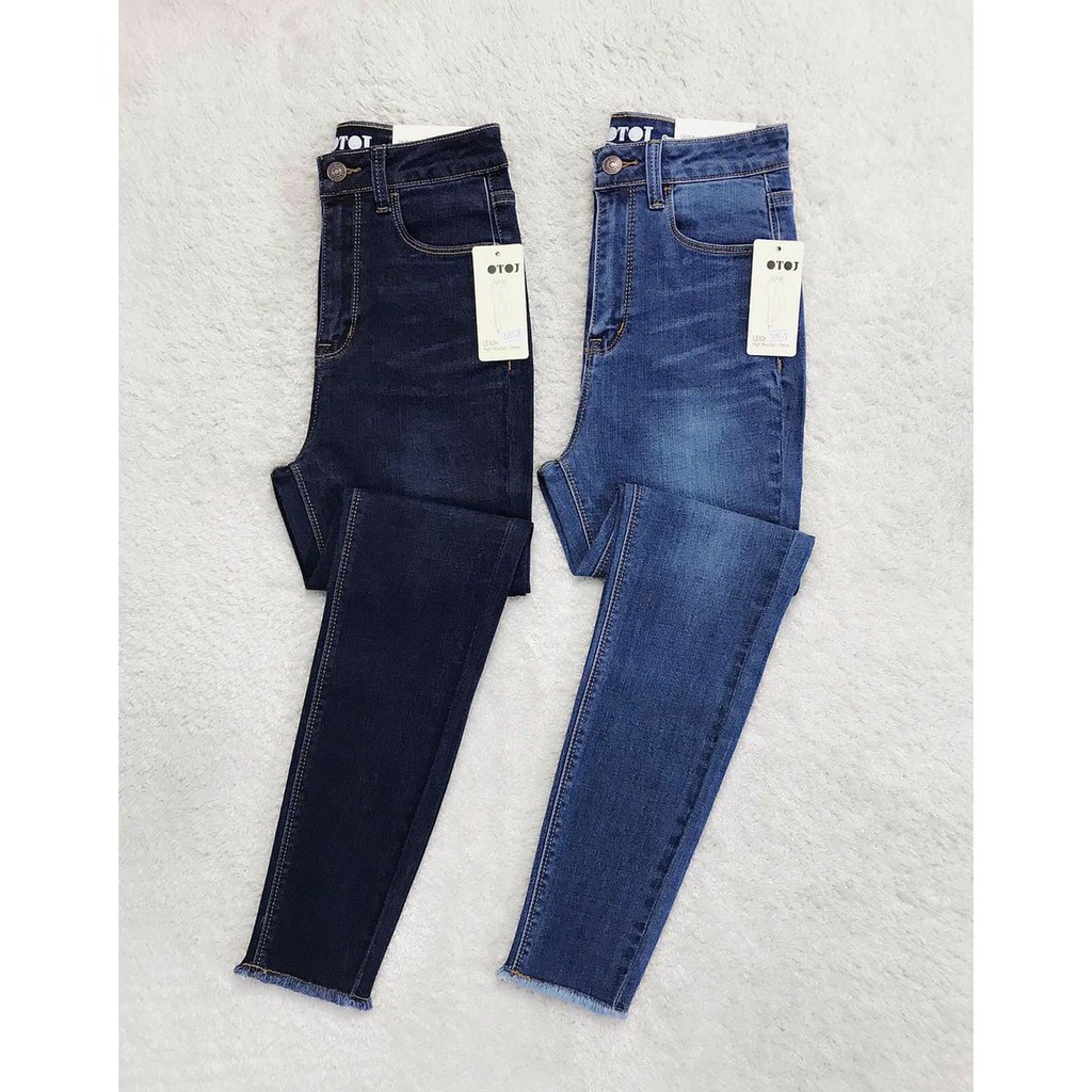 Quần Jean skinny trơn ôm body tôn dáng - motojtuarua0051