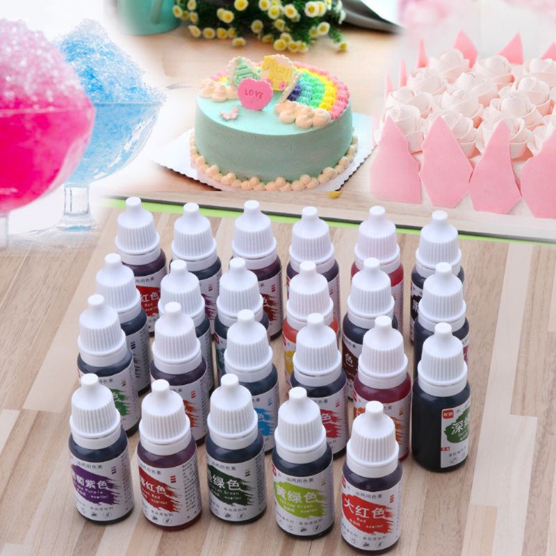 Kem Nhuộm Màu Thực Phẩm Dung Tích 10ml Dùng Làm Slime DIY