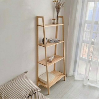 Kệ sách 4 tầng, bookshelf, kệ gỗ thông decor