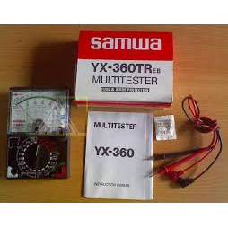 Đồng hồ đo điện trở vom - samwa 360 .