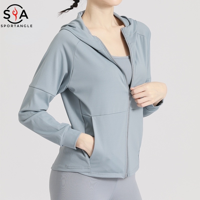 Áo khoác thể thao nữ nhanh khô nhẹ thoáng khí