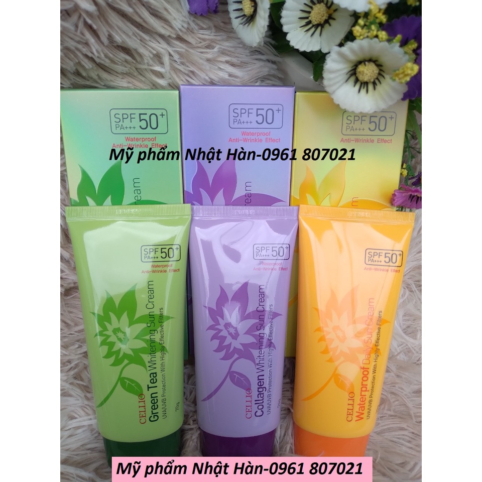 Kem chống nắng Cellio 50ml (hàng chính hãng)