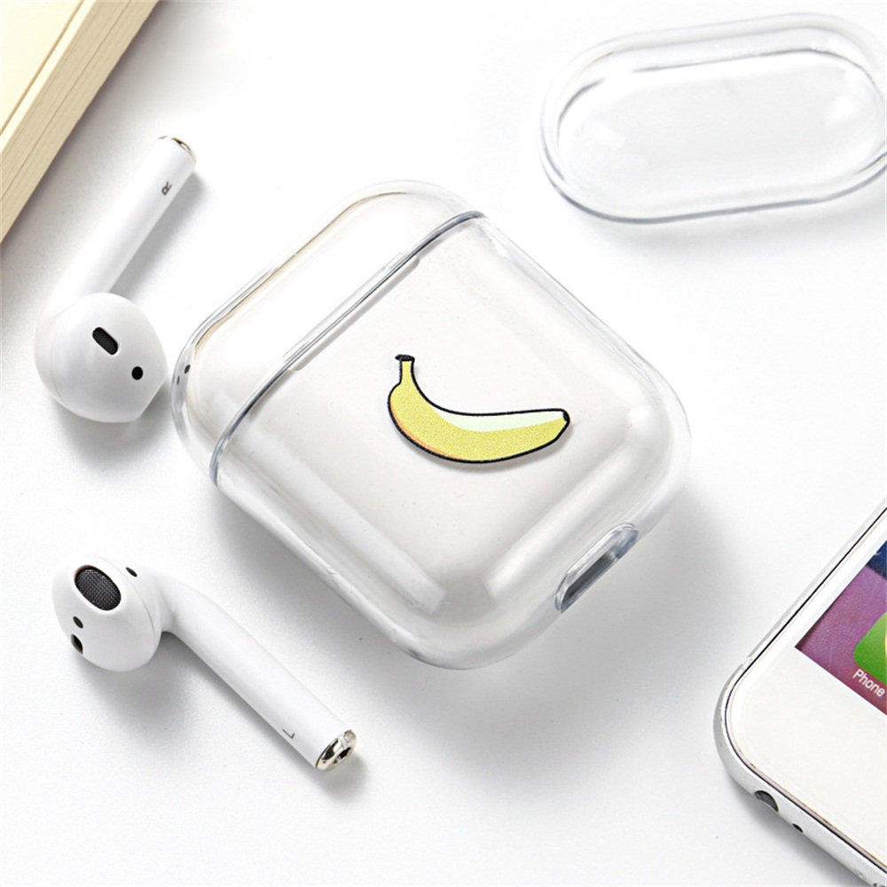 Vỏ đựng hộp sạc tai nghe phong cách hoạt hình cho Airpods 2 / 1