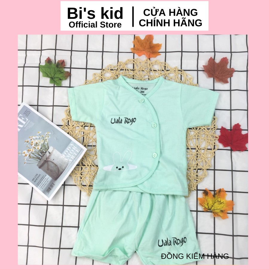 Quần áo trẻ em📌FREESHIP📌Quần áo sơ sinh Uala chất cotton mềm,không xù, thấm hút mồ hôi | Size từ 3-8kg| Cộc tay