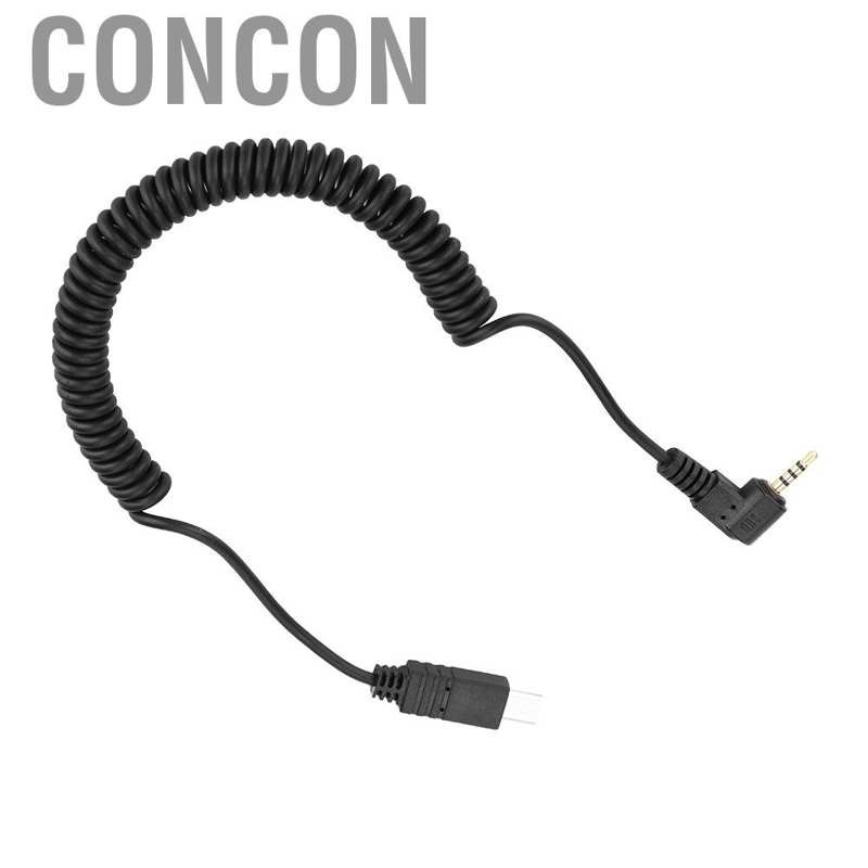 CONCON Black 2.5mm S2 Remote Connect Cable for Sony A7 A7R NEX-3NL A6000 HX300 Cameras