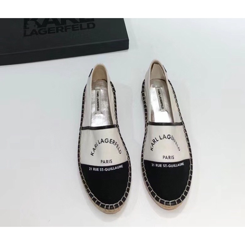 Giày lười đế cối Karl lagerfeld