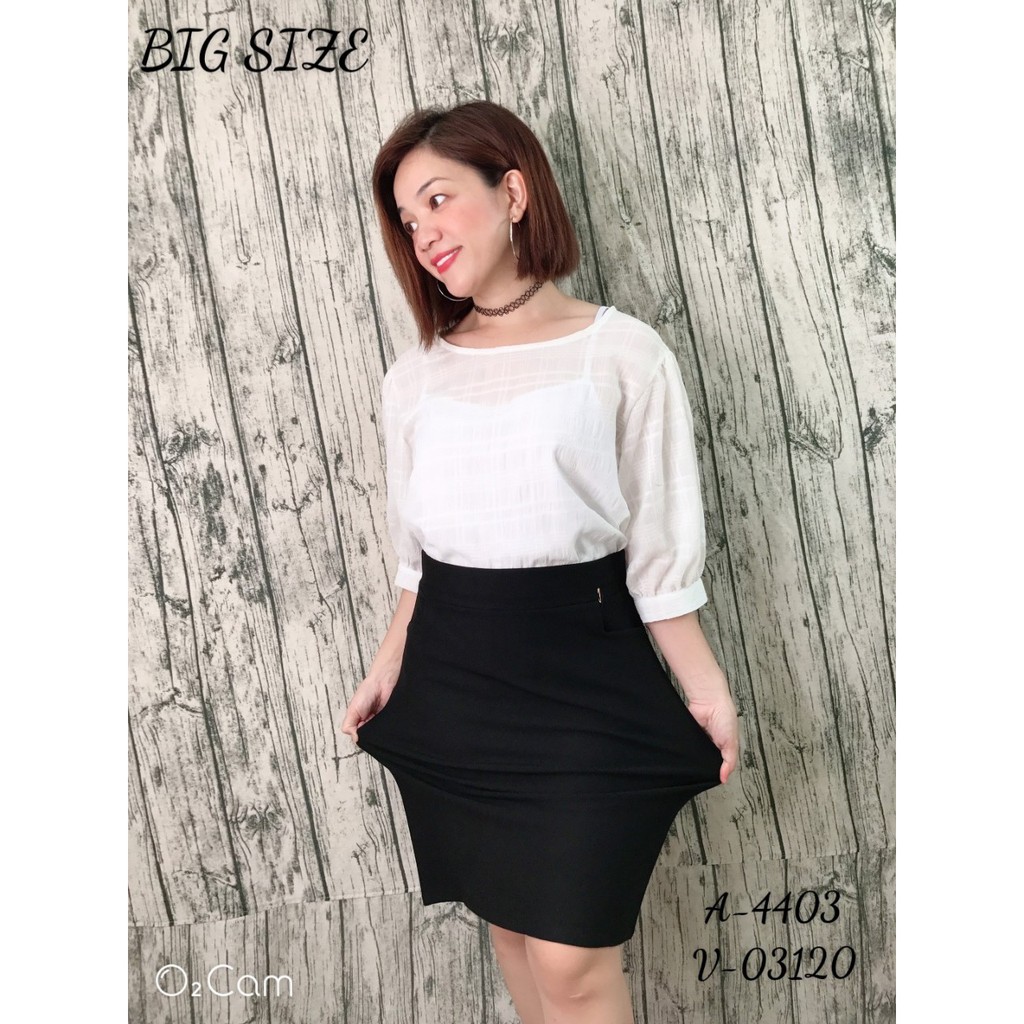 03120 - L,XL,2x3x- Váy BIG SIZE bút chì túi trước -VBC - chân váy Công sở - chan vay cong so | BigBuy360 - bigbuy360.vn