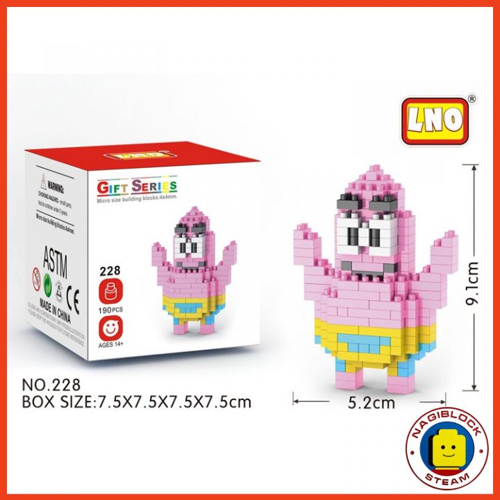 Bộ đồ chơi lắp ráp mô hình nhân vật hoạt hình LNO 227-233