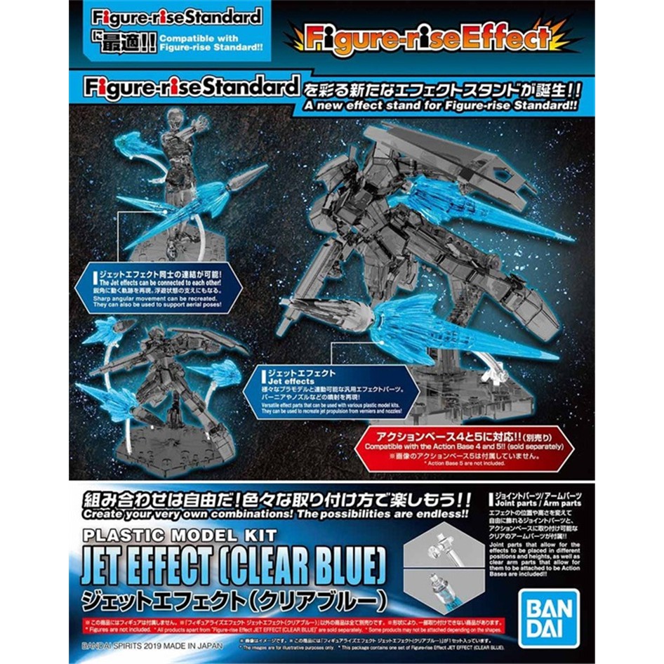 Mô hình lắp ráp Jet Effect dành con HG RG SD Gundam Bandai (không kèm gundam)