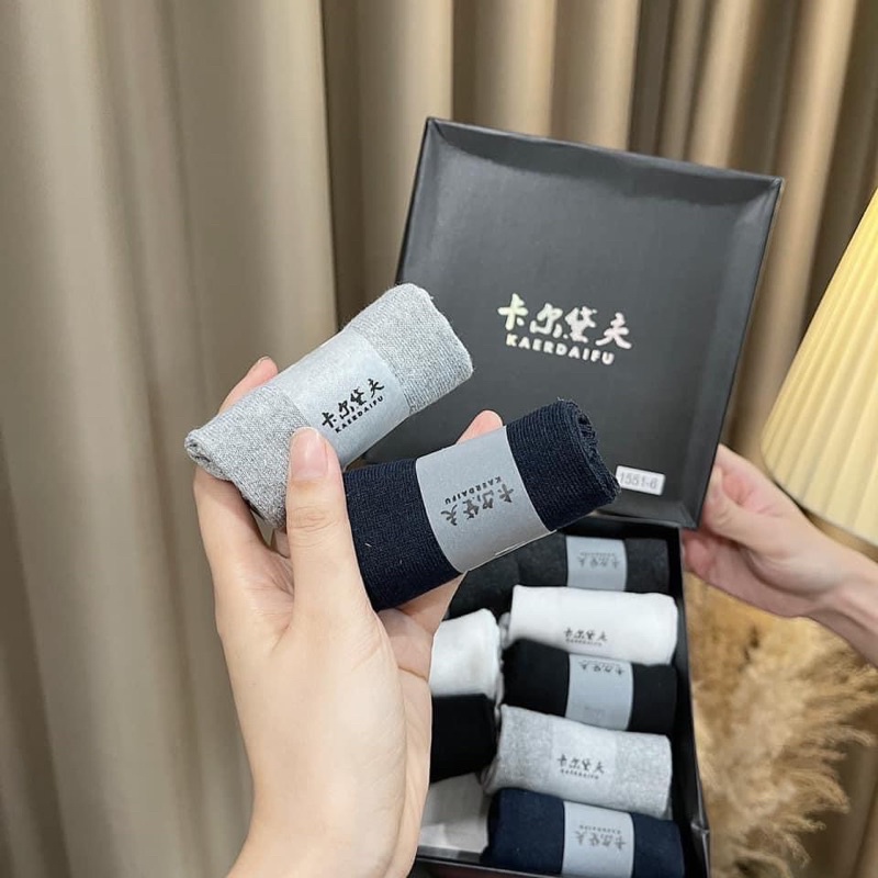 Hộp 10 đôi tất vớ nam nữ Unisex khử mùi chống hôi chân Hàng xuất Nhật