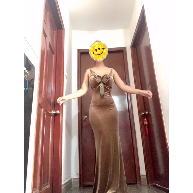 Đầm dạ hội thiết kế đuôi cá thanh lý