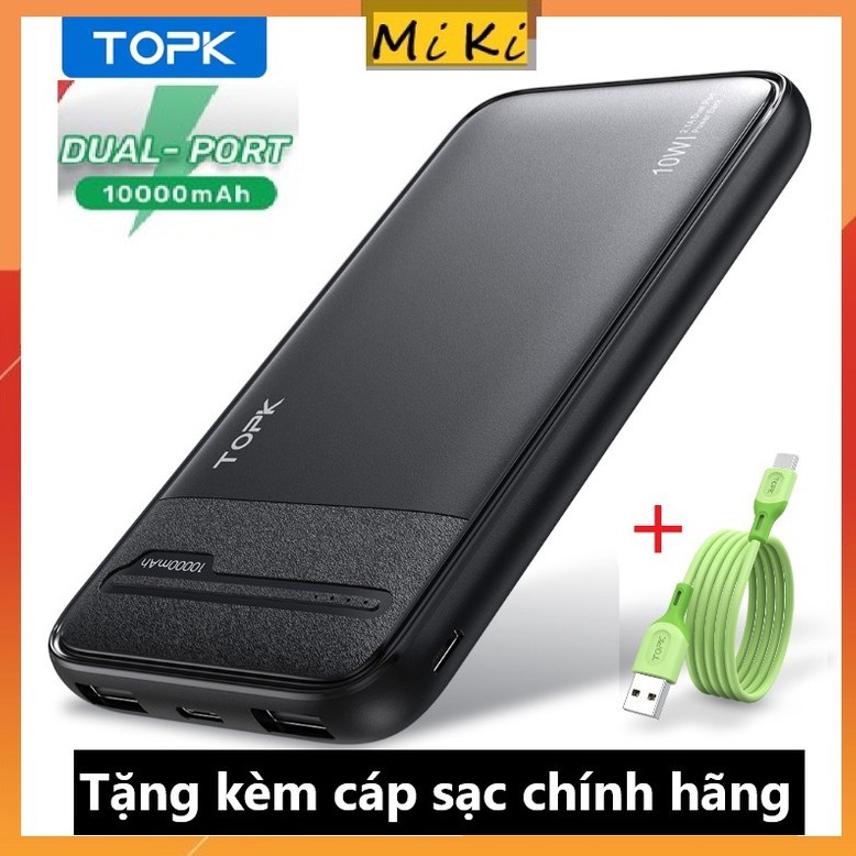 Sạc Dự Phòng TOPK 10000MAh Sạc Nhanh (I1016)