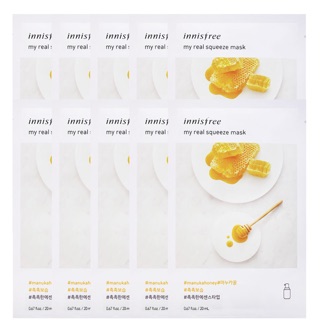 Mặt Nạ Giấy Cấp Nước Trắng Da Mật Ong Innisfree