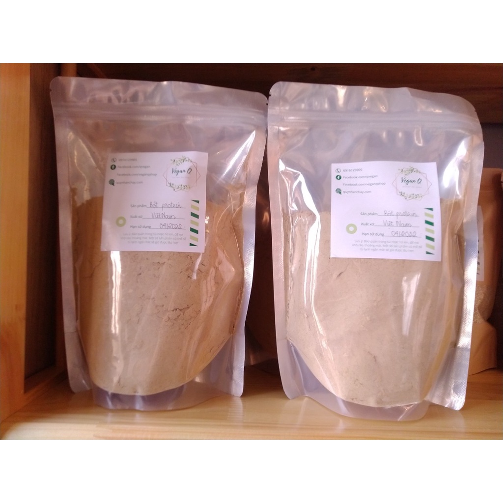 BỘT PROTEIN THỰC VẬT HOME- MADE THƠM NGON, BỔ DƯỠNG TÚI 500 GRAM - Q SHOP