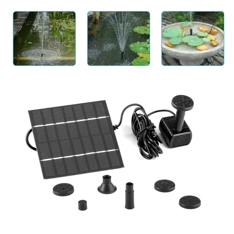 Vòi phun nước mini năng lượng mặt trời tiện dụng