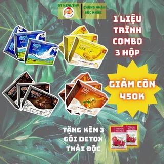 Combo 3 hộp trà giảm cân ACG giá khuyến mãi giảm cân giảm mỡ thừa, detox cơ thể