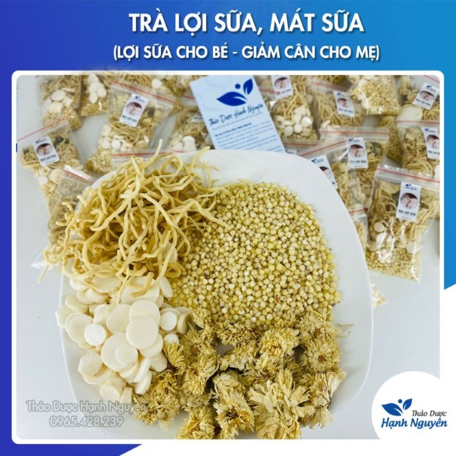 Trà Lợi Sữa, Mát Sữa - Set 5 gói (Trà lợi sữa, giảm cân sau sinh)