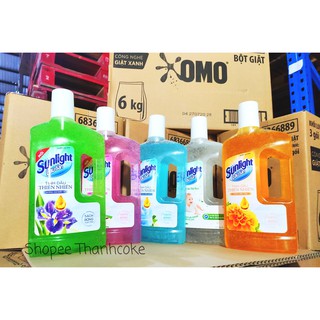 Nước Lau Sàn Sunlight Hương Lily Và hoa hồng 1kg