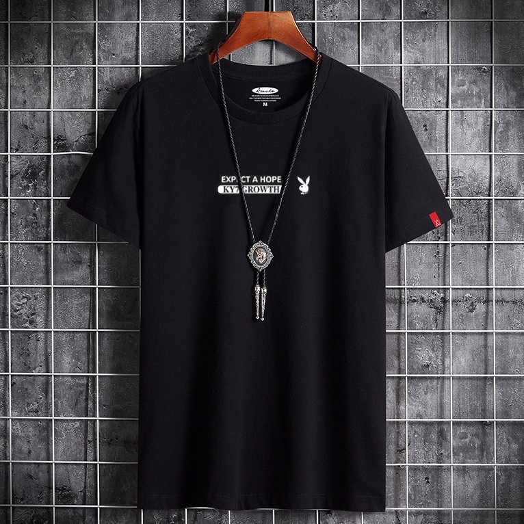 Áo Hè Thun Nam Áo Tay Ngắn Cổ Tròn Tai Thỏ Phối Quần Short Đùi Zenkocs3 MEN TOP 210