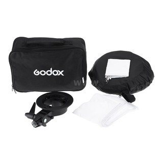 Godox 80 * 80cm / 31" * 31" Flash Softbox Diffuser with S-type Bracket Bowens Holder for Speedlite Flash Light