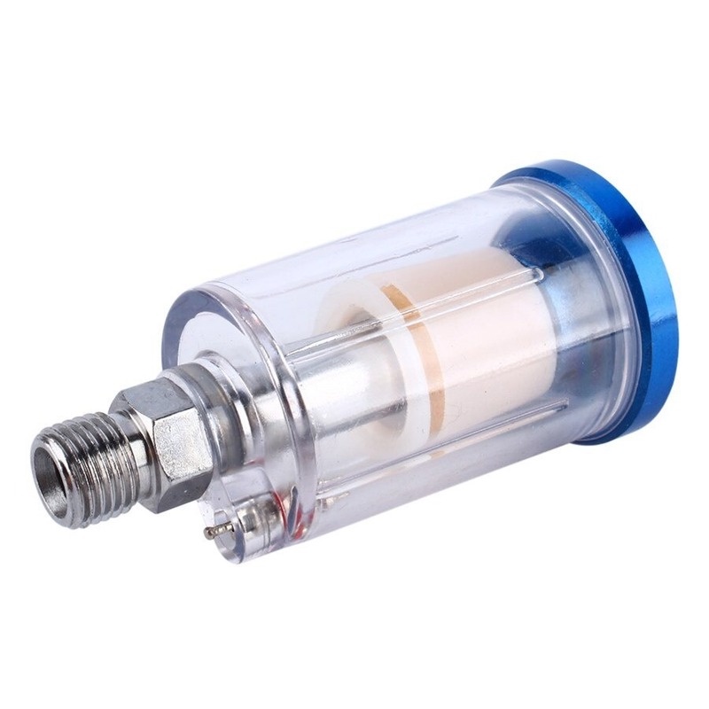 Bộ lọc chia tách dầu và nước 1/4'' bằng nhựa ABS 4*9cm cho súng phun sơn tiện dụng