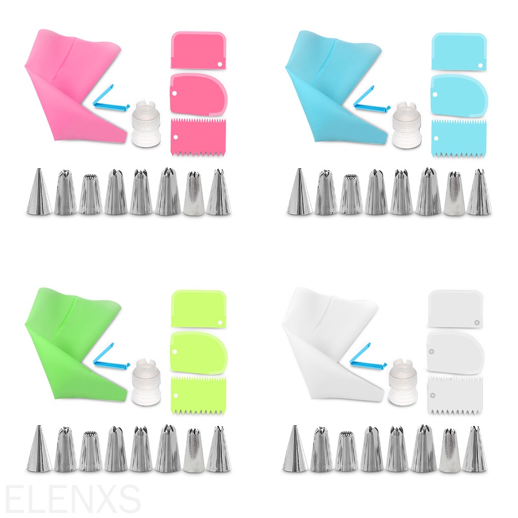 Bộ 14 đuôi bắt bông kem màu sắc ngẫu nhiên