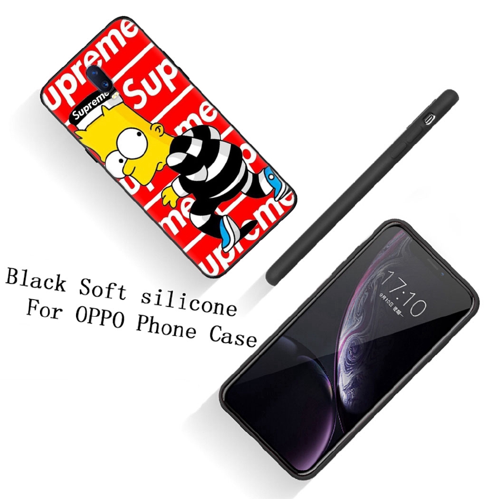 Ốp điện thoại Silicone mềm in chữ supreme cho OPPO Reno 3 Pro K5 K3 Realme 5 Pro X Q XT X2 X50