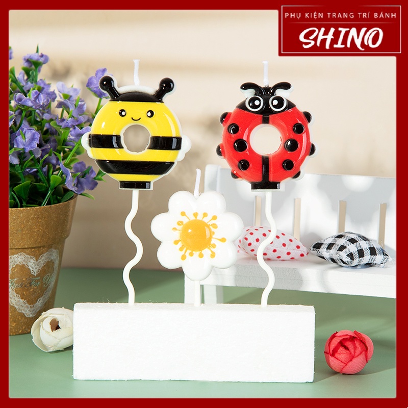 Nến Sinh Nhật Hình Thú Ngộ Nghĩnh Trang Trí Bánh kem