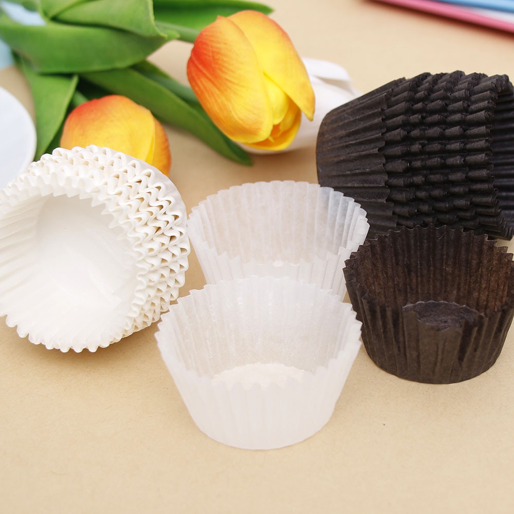 Cup Giấy Nến Tròn Mềm Lót Bánh Bao, Bánh Cupcake, Lót Socola 6cm, 8cm,10cm,12cm ( 400 -500c)