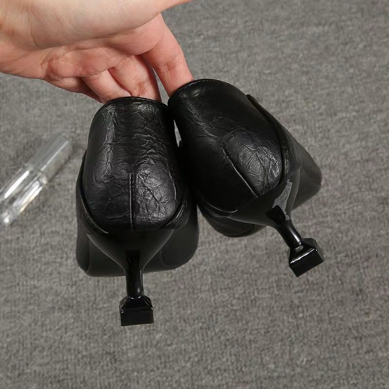 Giày Cao Gót Da Mềm Hợp Thời Trang Cho Nữ