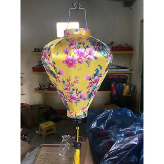 Đèn Lồng Vải Phi 3d Hội An Nan Tre 45cm