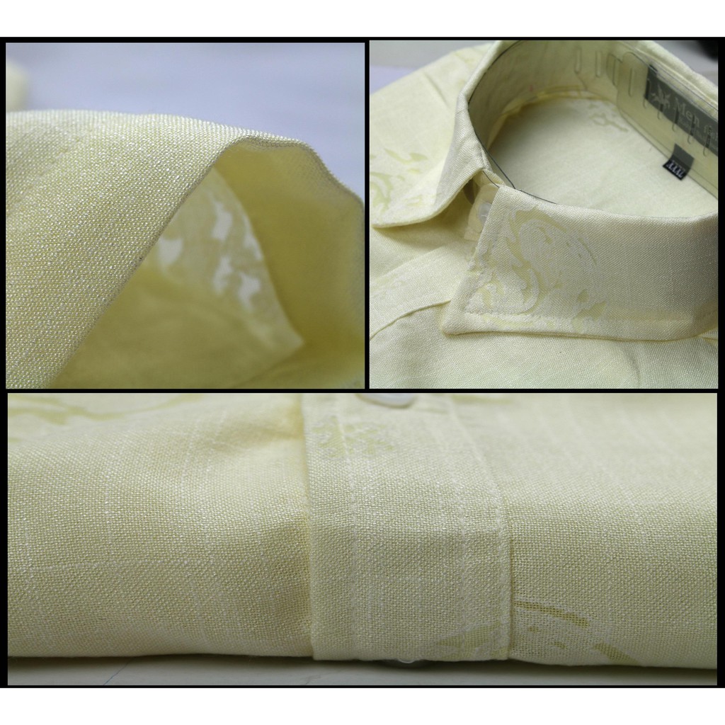 Áo Sơ Mi Nam Trung Niên Vải Đũi Ngắn Tay Vải Mặc Mát | BigBuy360 - bigbuy360.vn