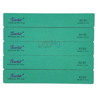 Dũa Móng Tay Nối Móng Tip Móng Gel Nhám Xanh Mỹ Cao Cấp Grit 80/80