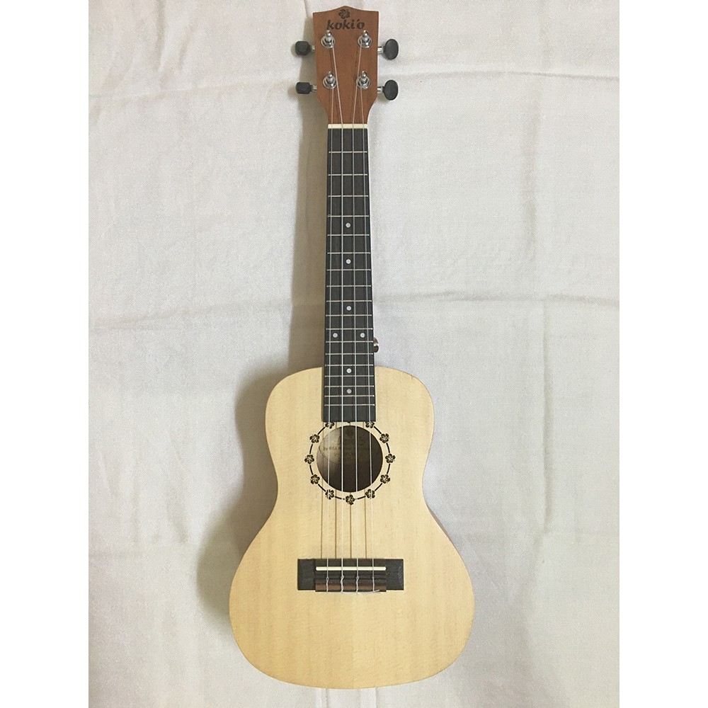 Đàn Ukulele Concert size 23 Gỗ Mahogany Kiko hoa mai sáng- HÀNG CÓ SẴN