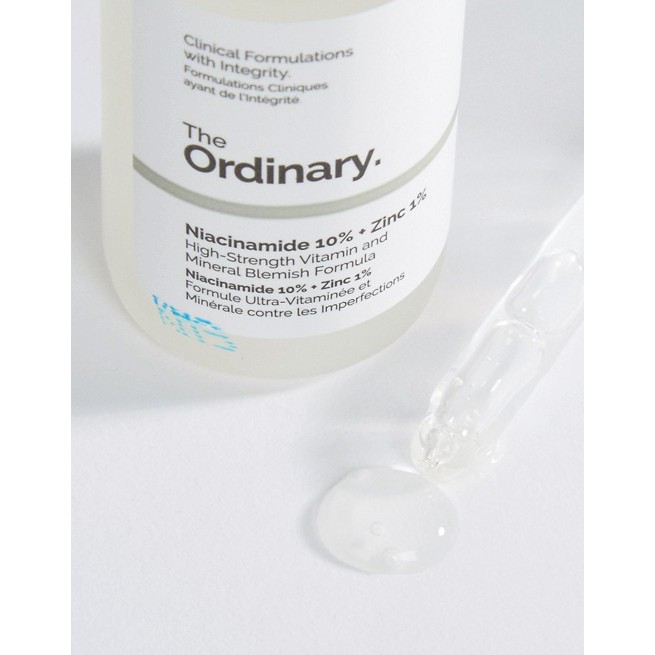 [Serum] Tinh chất Niacinamide (Vitamin B3) The Ordinary Niacinamide 10% + Zinc 1%