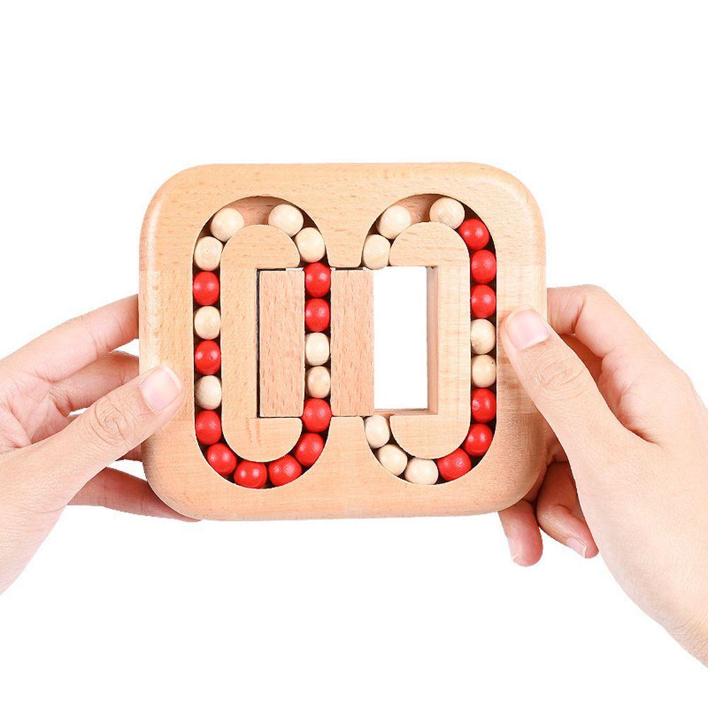 1 Hộp Đồ Chơi Khối Gỗ Xoay Cơ Khí Hạt Đậu Khóa Xoay Ngăn Ngừa Cháy
