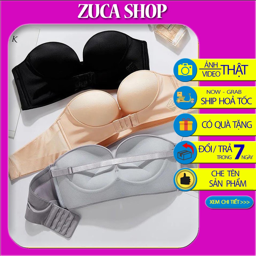 Áo ngực không dây không gọng nâng ngực chống tuột cài trước siêu quyến rũ hot trend