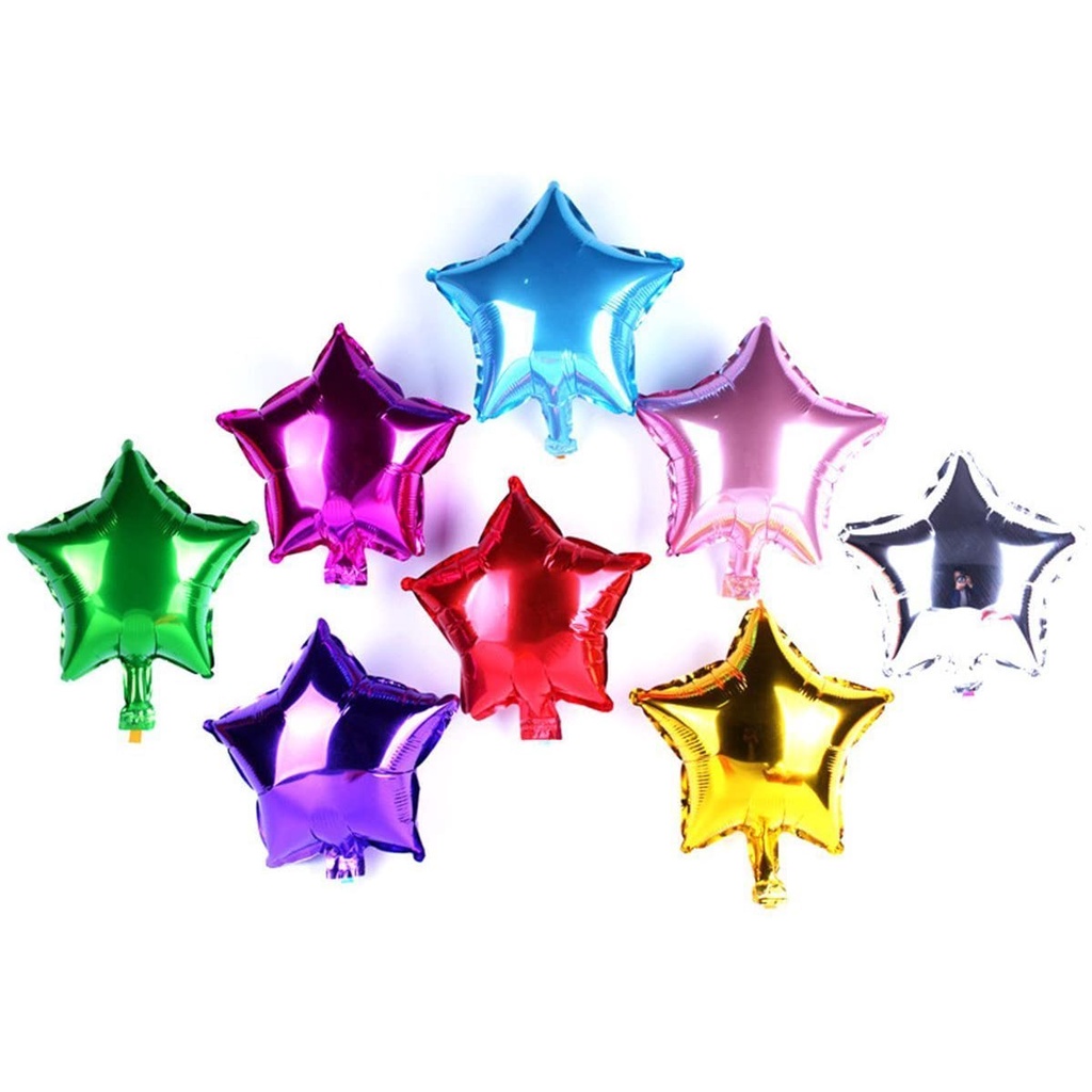 50 Bong Bóng Hình Ngôi Sao 5 Inch Trang Trí Tiệc